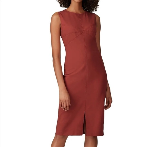 Diane von Furstenberg Elio Midi Business Casual Cocktail Dress Size 4 *Flaw* - Picture 9 of 9